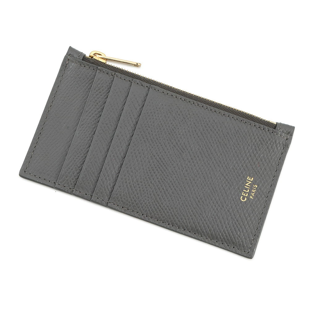 Celine Card Case Wallet zip closure calf leather WALLET